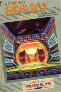 Alternate Reality the City Commodore 64 US box art
